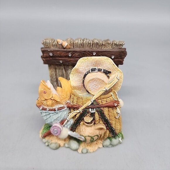 Fishing Thene Letter Napkin Holder Cabin - Picture 1 of 5